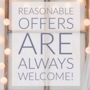 Make me a reasonable offer